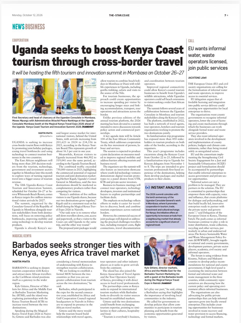 The Star, October 12, 2026