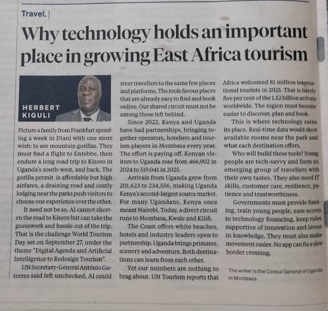 BD, Why technology holds an important place in growing East Africa tourism